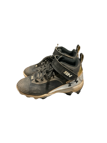 Used Under Armour BH CLEATS BB/SB Cleats Black Youth 12.0 11834-S000056311