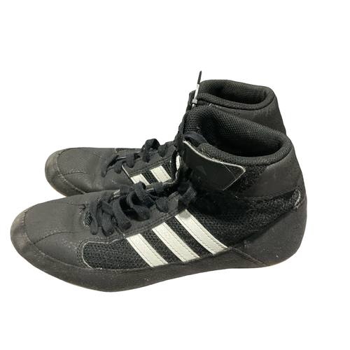 Used Adidas Wrestling Shoes Black Junior 04.5 11834-S000056309