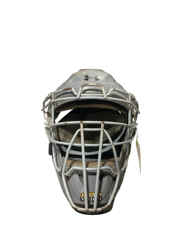 Used Under Armour CATCHERS MASK Catchers Helmet w/Mask Grey One Size 11834-S000056363