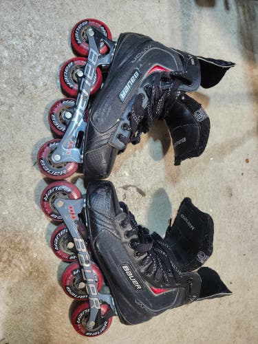 Bauer RX:05 Inline Skates Regular Width Size 8 (Used)