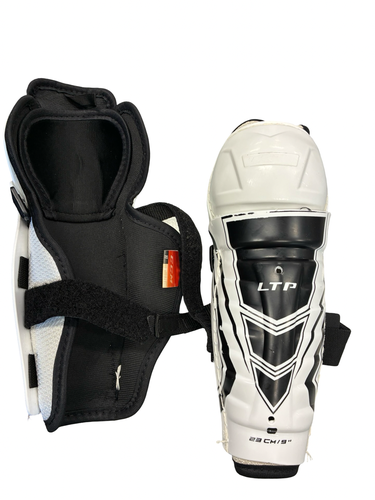 Used CCM LTP SHIN GUARDS 9 IN Youth Shin Guards White 9" 11682-S000137989