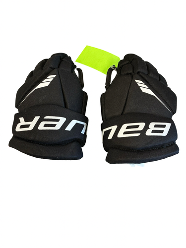 Used Bauer LIL SPORT GLOVES 10 IN Youth Gloves Black 10" 11682-S000138013