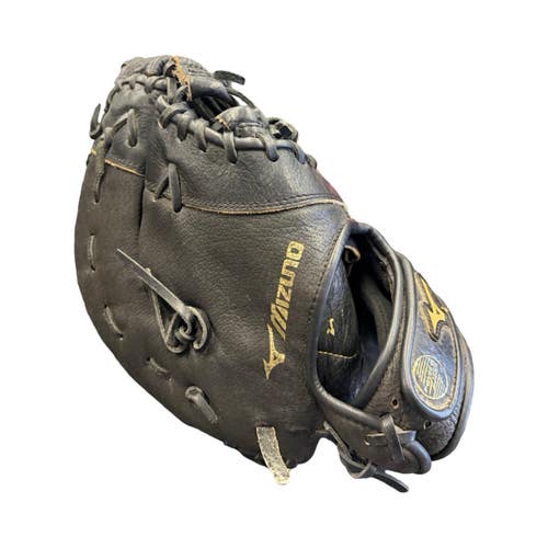 Used Mizuno POWER CLOSE BB/SB First Base RH Throw Black 12" 10299-S000313201