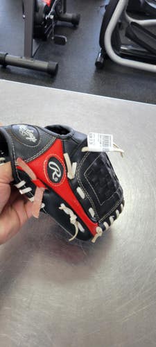 Used Rawlings 9 BB/SB Glove RH Throw Navy Blue 9" 11497-S000160967
