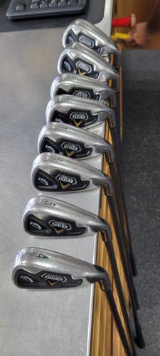 Used Callaway FUSION 4-PW AW Mens Iron Set RH 4I-GW/AW 11497-S000160961