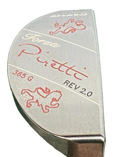 Piretti Forza Rev 2.0 365g Mid-Mallet Putter 36" Steel RH HC New Long Winn Grip