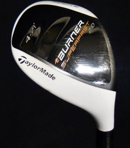 TAYLORMADE BURNER 4 HYBRID LOFT: 21 FLEX: REGULAR LENGTH: 40.5 IN RIGHT HANDED