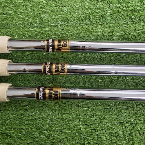True Temper Dynamic Gold S300 Stiff Flex Steel Shaft Set Of 3 Wedges .355"