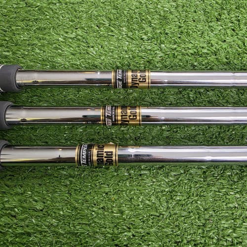 True Temper Dynamic Gold S300/Wedge Stiff Flex Steel Shaft Set Of 3 Wedges .355"