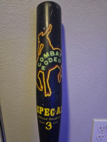2024 Combat MFG Spec A1 Alloy BBCOR Certified Bat (-3) 29 oz 32" (Used)