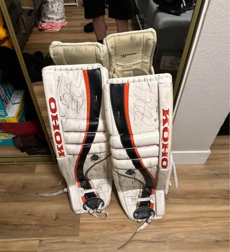 2015 Koho 580 Goalie Leg Pads Pro Stock (Used)