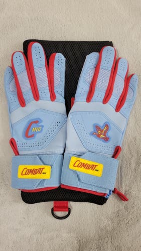 Large Combat Batting Gloves (New)