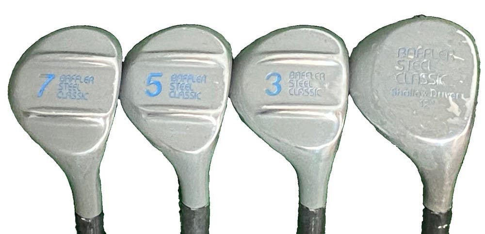 Cobra Baffler Steel Classic Wood Set 12* Driver,3W,5W,7W RH Licon Stiff Graphite