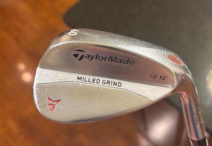TaylorMade MIlled Grind Right Handed Wedge 60 Degree Steel Shaft (Used)