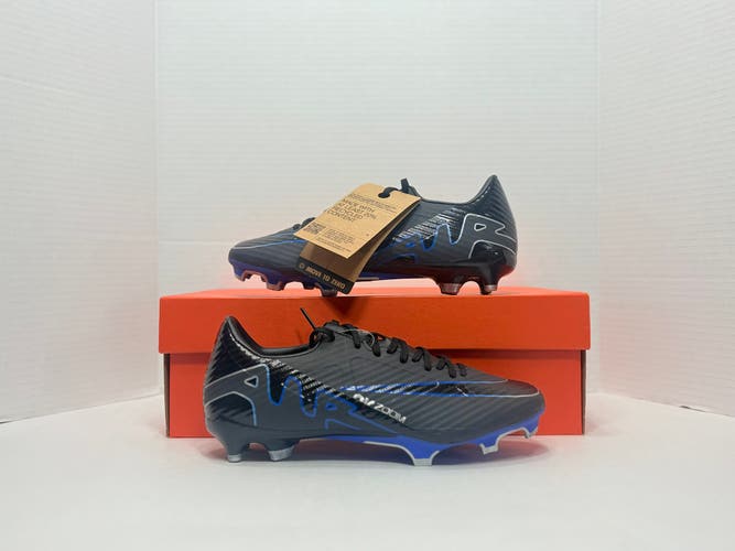 Black blue Men’s size 5 Nike Zoom Mercurial Vapor 15 Academy MG Shadow Pack Soccer Cleats DJ5631-040