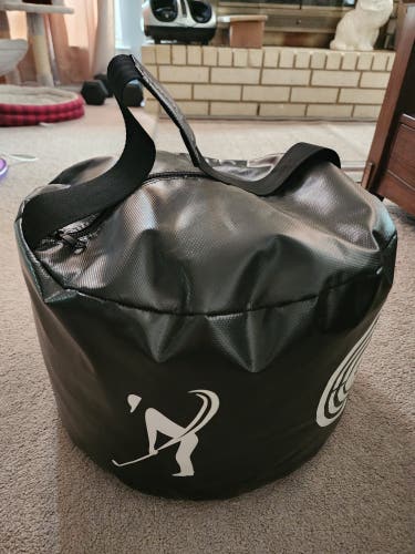 Golf Impact Bag Swing Trainer Training Black Excellent Condition