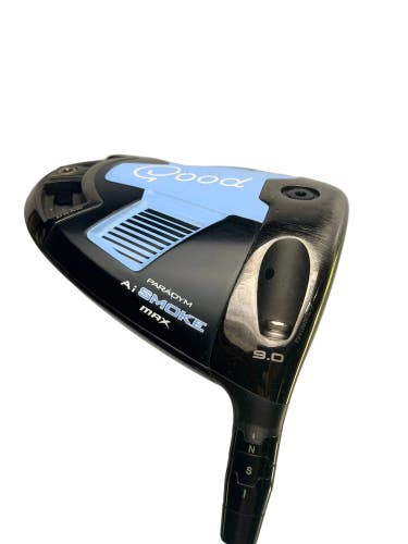 Callaway Ai Smoke Max Driver 9 Good Good Fujikura 6 Stiff Flex (Used)