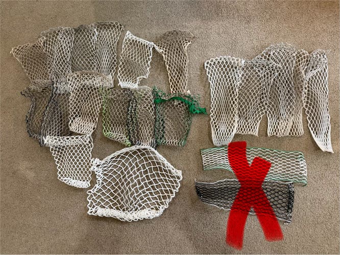 Lacrosse bundle! 21 piece mesh bundle! 4S, 4X, Hero 3.0, Impact Mesh and more!