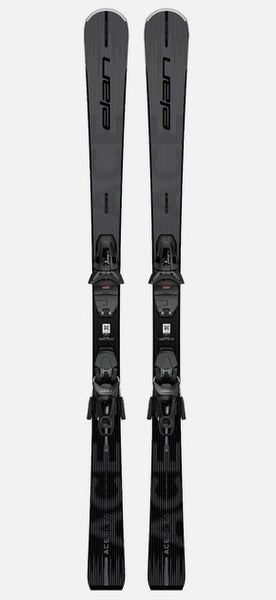 NEW 2027 Elan ACE SC2 black 152cm skis men's with EL 10.0 GW adjustable binding
