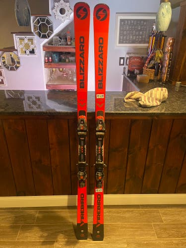 2019 Blizzard Firebird WRC 185 cm Racing Skis With Bindings Max Din 14 (Used)