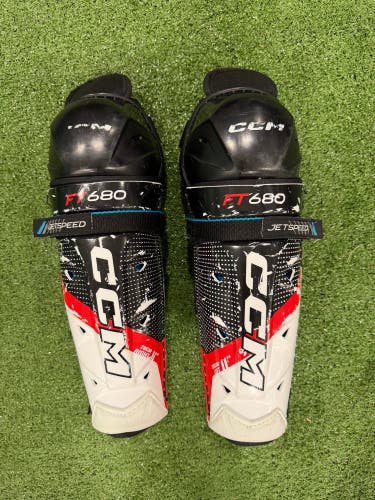CCM JetSpeed FT680 Shin Pads | 11" Junior