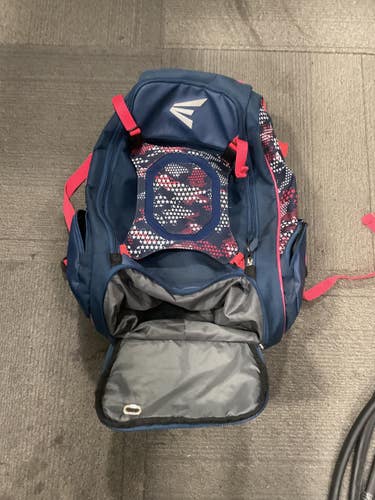 Used Easton WALK OFF USA BB/SB Player Backpack Navy Blue 11614-S000243178