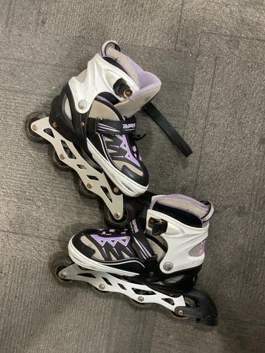Used ZPM SPORTS INLINE SKATES Junior Rec Fitness Skates Purple Junior 03 11614-S000243166