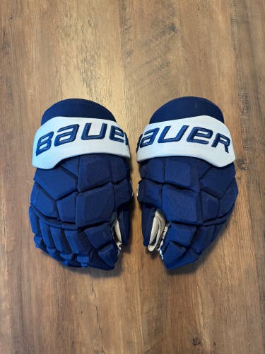 Bauer Supreme Mach Gloves 14" Pro Stock (Used)