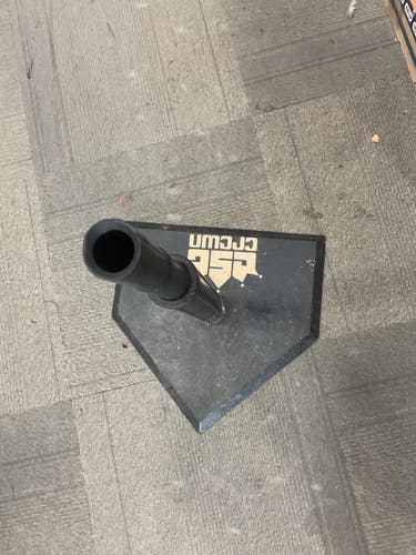 Used BLACK BATTING TEE BB/SB Batting Tee 11614-S000243129
