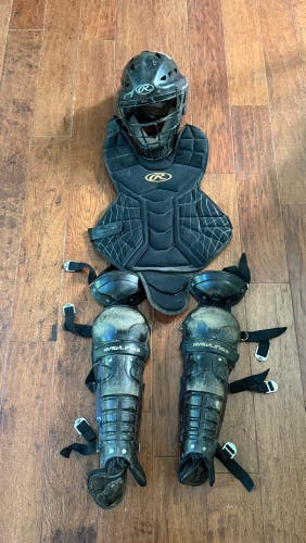 Black Rawlings Renegade 2.0 Catcher's Set (Used)