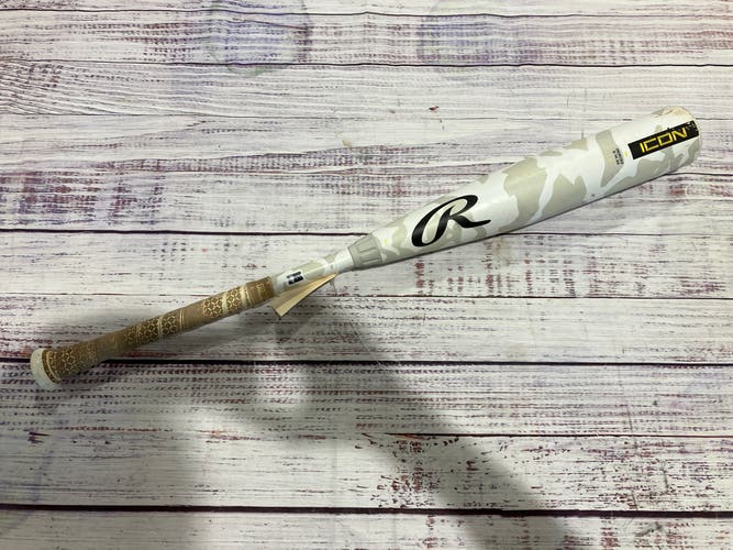 2025 Rawlings Icon Composite Bat USSSA Certified (-10) Composite 19 oz 29" (Used)