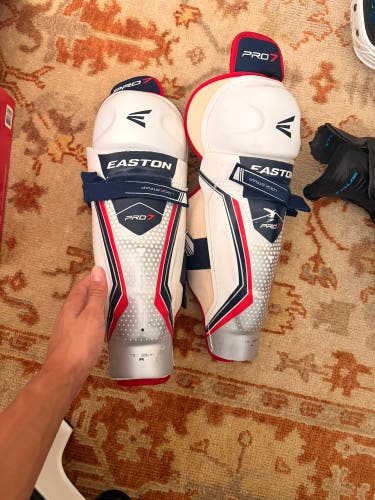 Senior Easton Pro 7 15" Shin Pads (New)