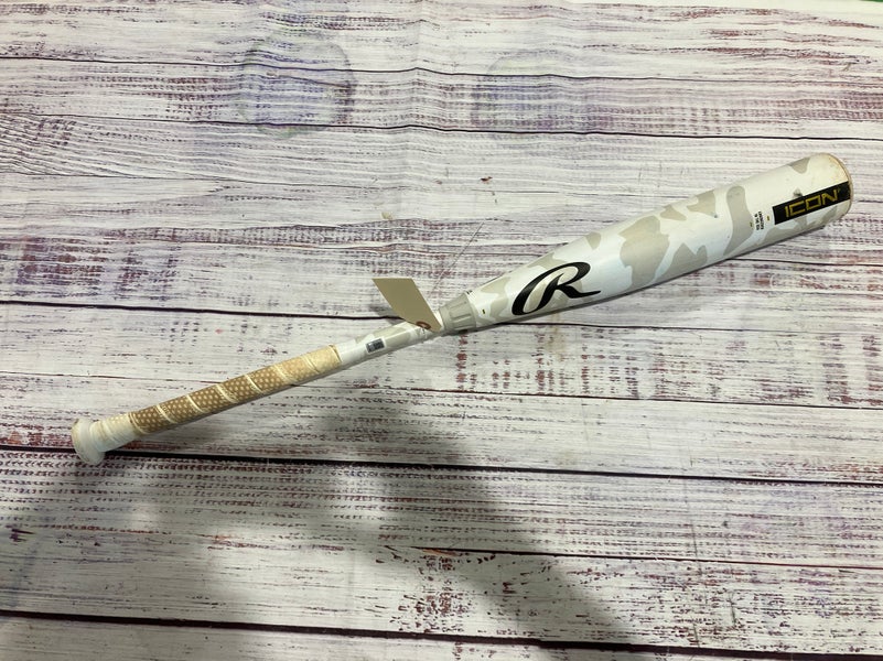 2025 Rawlings Icon Composite Bat USSSA Certified (-10) Composite 20 oz 30" (Used)