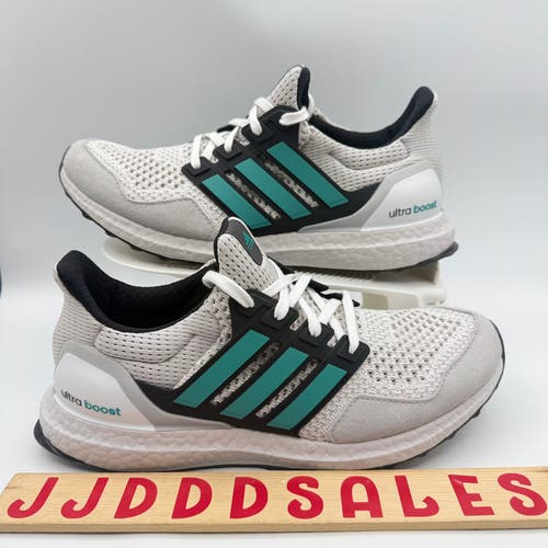 Adidas UltraBoost 1.0 White Pure Teal Running Shoes JQ0823 Men’s Sz 10.5 NEW