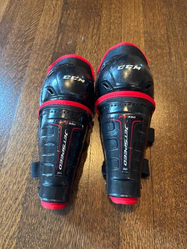 Youth CCM JetSpeed FT350 8" Shin Pads (Used)