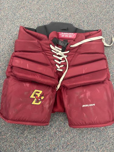Boston College Bauer Pro Hockey Goalie Pants Pro Stock (Used) | Senior Small
