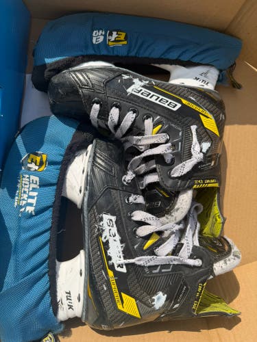 Bauer Supreme Matrix Hockey Skates Regular Width Size 1.5 (Used)