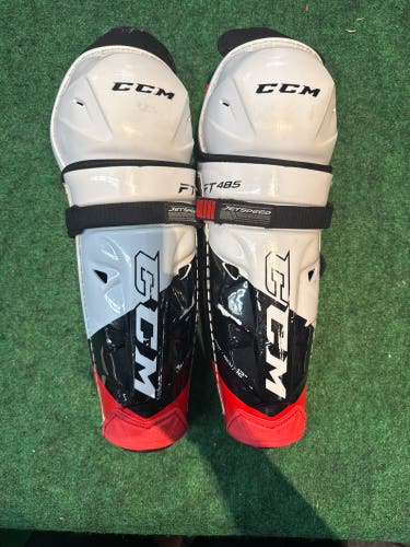Junior CCM JetSpeed FT485 Shin Pads 12" (Used)