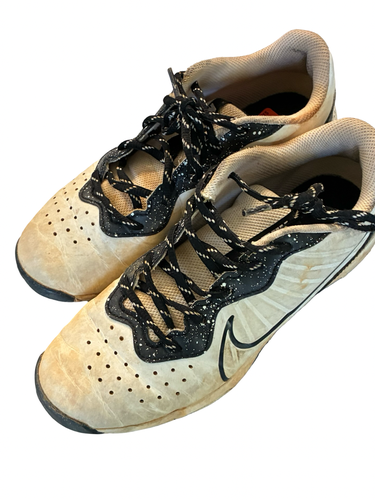 Used Nike FASTFLEX 4 BB/SB Cleats White Junior 04 11682-S000138437
