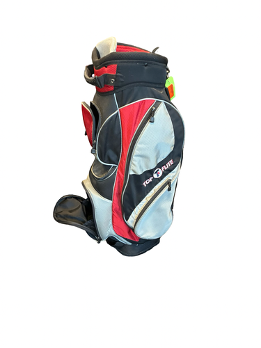 Used Top Flite 8 WAY Mens Cart Bag Black 11682-S000138433