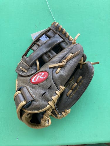 Brown Rawlings Highlight Series RH Baseball Glove 11.5" (Used)