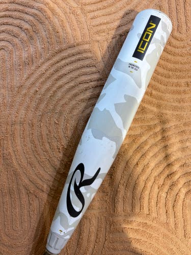 2025 Rawlings Icon Composite Bat USSSA Certified (-8) Composite 22 oz 30" (Used)