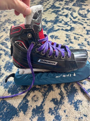 Bauer 1x Hockey Goalie Skates Extra Wide Width Size 4.5 (Used)