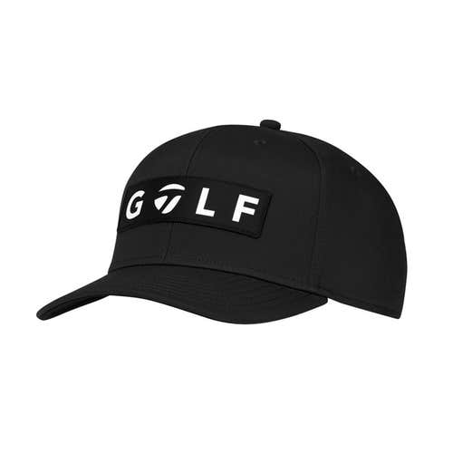 NEW 2026 TaylorMade Ventura Black Adjustable Snapback Golf Hat/Cap
