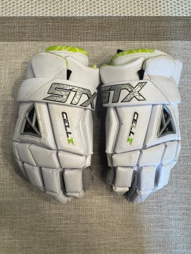 STX Cell V Lacrosse Gloves Large  (Used)