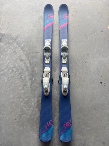 Kid's Rossignol Experience Pro 128 cm Skis With Look KID X 4.5 Bindings (Used)