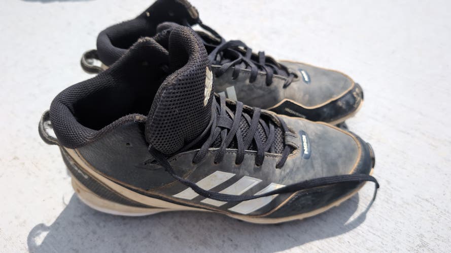 Black Men's Size M 9.0 (W 10.0) Adidas ICON Cleats (Used)