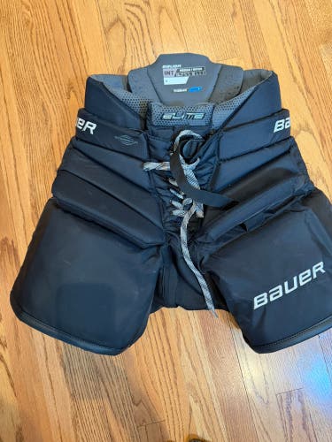 Intermediate Medium Bauer Elite Hockey Goalie Pants (Used)