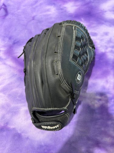 Black Wilson A360 RH Softball Glove 13" (Used)
