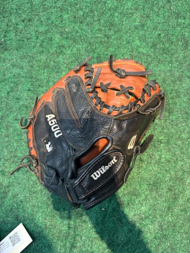 Brown Wilson A500 RH Catcher's Baseball Glove 32" (Used)